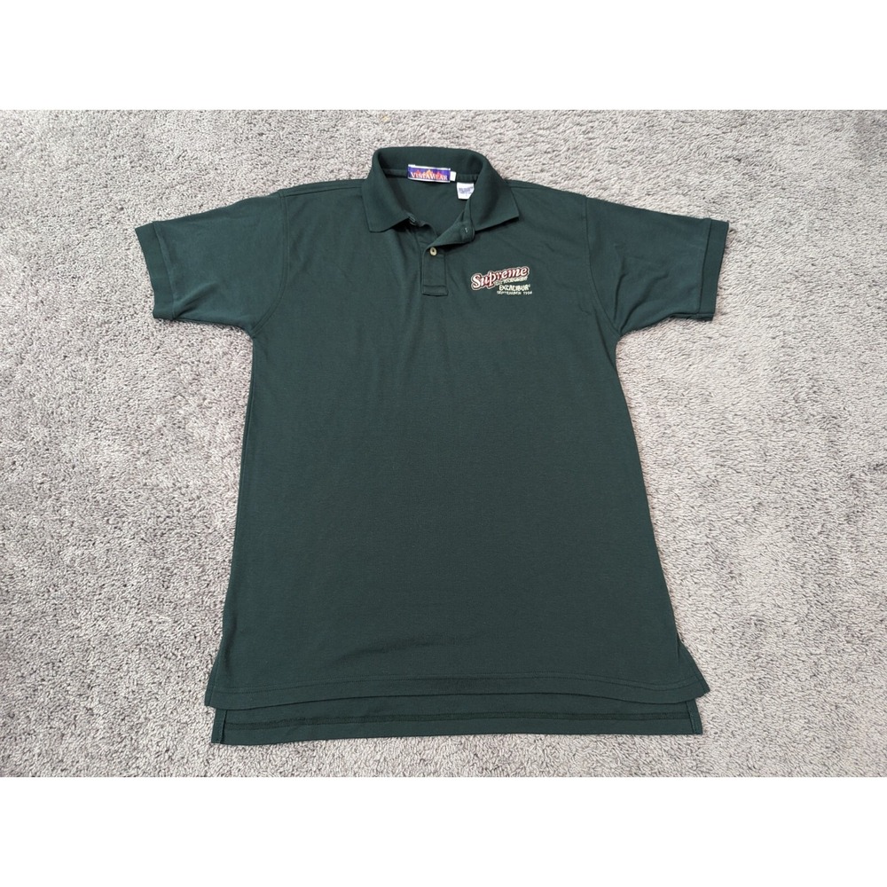 Vintage EXCALIBUR Las Vegas Polo Shirt Mens‎ Large 1996 Supreme Slot Tournament